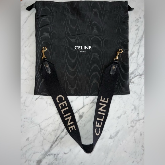 SHORT STRAP IN WOOL WITH CELINE JACQUARD with original dust bag - Picture 1 of 1